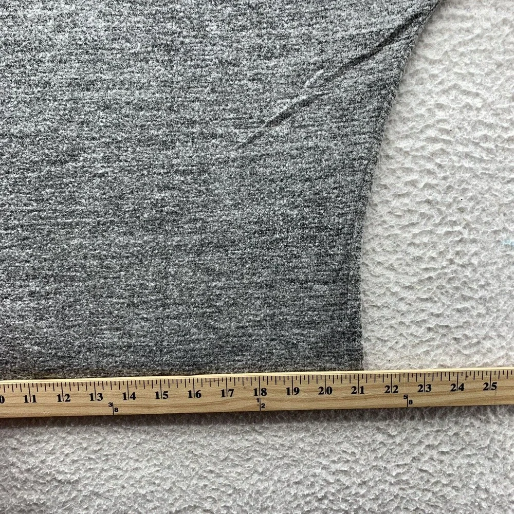 Lucky Brand Sweater Womens Large Heather Gray Relaxed Cowl Neck Soft Thin Preppy